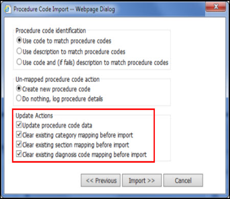 Procedure Codes