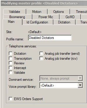 Disable Dictator