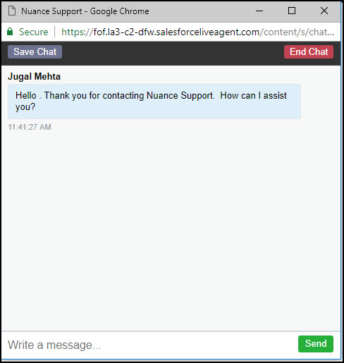 Live Agent Chat