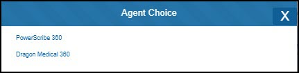 Agent Choice