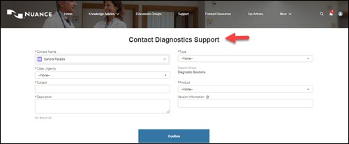 Contract Diagnostic Support