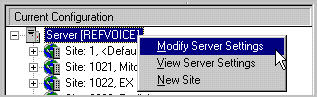 Modify Server