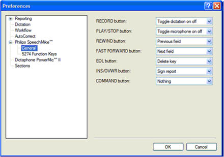 SpeechMike Options