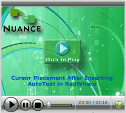 cursor placement video