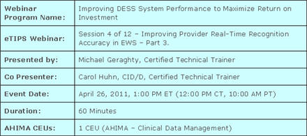 Webinar Information