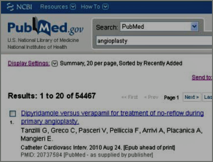 PubMed Website Image