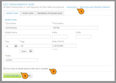 Edit Demo Data