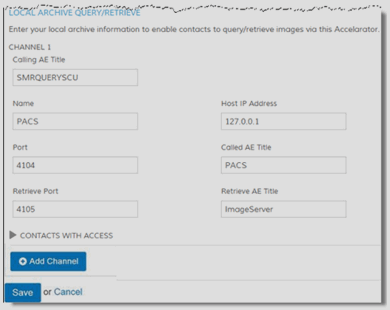 Local Archive Query/Retrieve