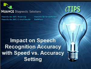 Video - Speed vs. Accuracy Testing