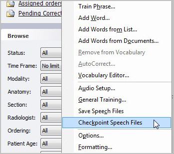 Checkpoint Speech Files