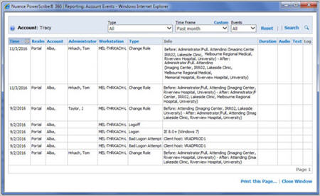 Account Events