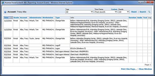 Account Events