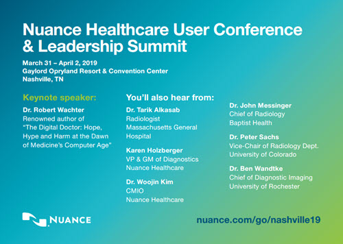 Nuance Healthcare User Conference & Leadership Summit